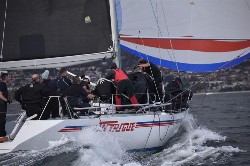 Intrigue is dominating the Racing Group in the Banjo's Shoreline Crown Series Bellerive Regatta - photo © Jane Austin