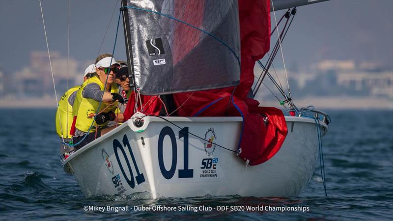 DDF SB20 World Championships photo copyright Mike Brignall taken at Dubai Offshore Sailing Club and featuring the SB20 class