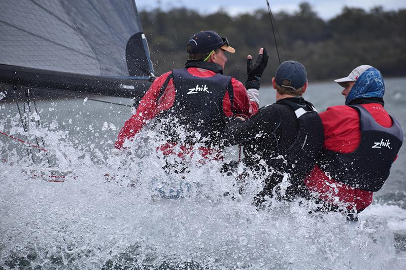 Karabos, Australian Champions - 2024 SB20 Australian National Championship photo copyright Jane Austin taken at Port Dalrymple Yacht Club and featuring the SB20 class