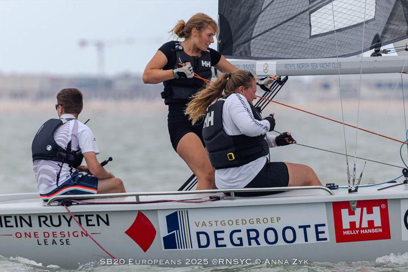 All set for racing at the SB20 Europeans 2025 in Ostend, Belgium - photo © Anna Zyk