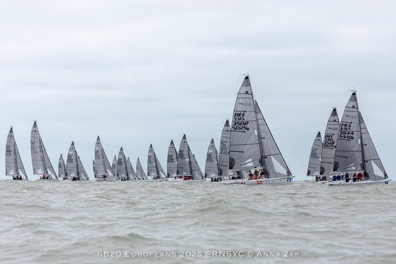 All set for racing at the SB20 Europeans 2025 in Ostend, Belgium - photo © Anna Zyk