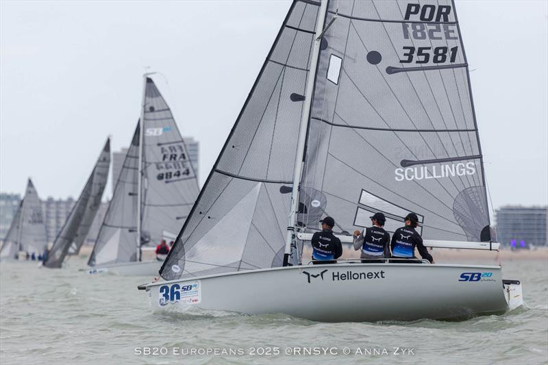 All set for racing at the SB20 Europeans 2025 in Ostend, Belgium photo copyright Anna Zyk taken at Royal North Sea Yacht Club and featuring the SB20 class