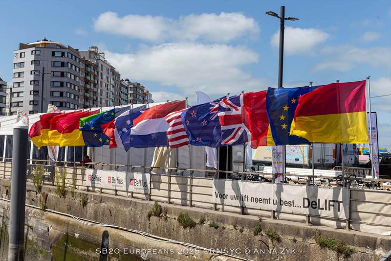 All set for racing at the SB20 Europeans 2025 in Ostend, Belgium - photo © Anna Zyk