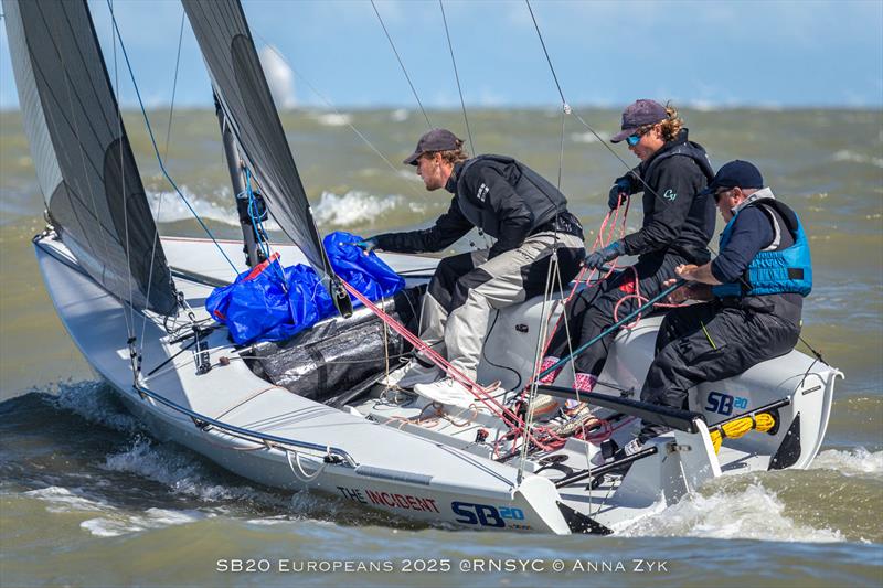 SB20 Europeans 2025 in Ostend, Belgium - Day 4 photo copyright Anna Zyk taken at Royal North Sea Yacht Club and featuring the SB20 class