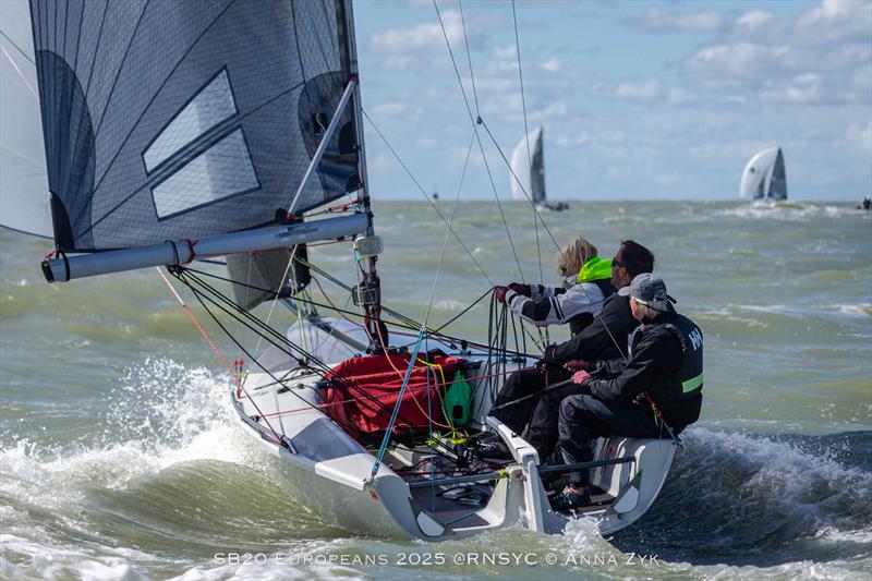 SB20 Europeans 2025 in Ostend, Belgium - Day 4 photo copyright Anna Zyk taken at Royal North Sea Yacht Club and featuring the SB20 class