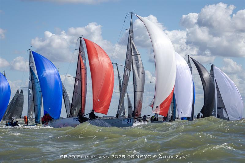 SB20 Europeans 2025 in Ostend, Belgium - Day 4 photo copyright Anna Zyk taken at Royal North Sea Yacht Club and featuring the SB20 class