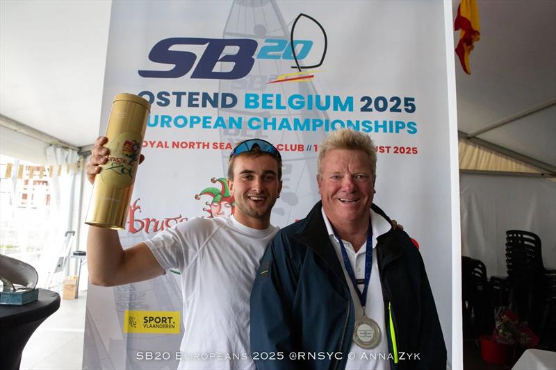 SB20 Europeans 2025 in Ostend, Belgium Prize Giving photo copyright Anna Zyk taken at Royal North Sea Yacht Club and featuring the SB20 class