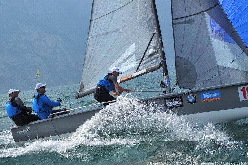 Team Export Roo at the 2015 SB20 World Championships in Lake Garda  - photo © Elena Otekina