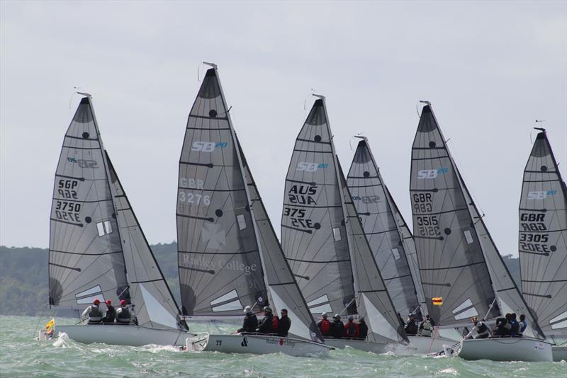 2025 SB20 fleet at Cowes Week - photo © Rosie Turtle