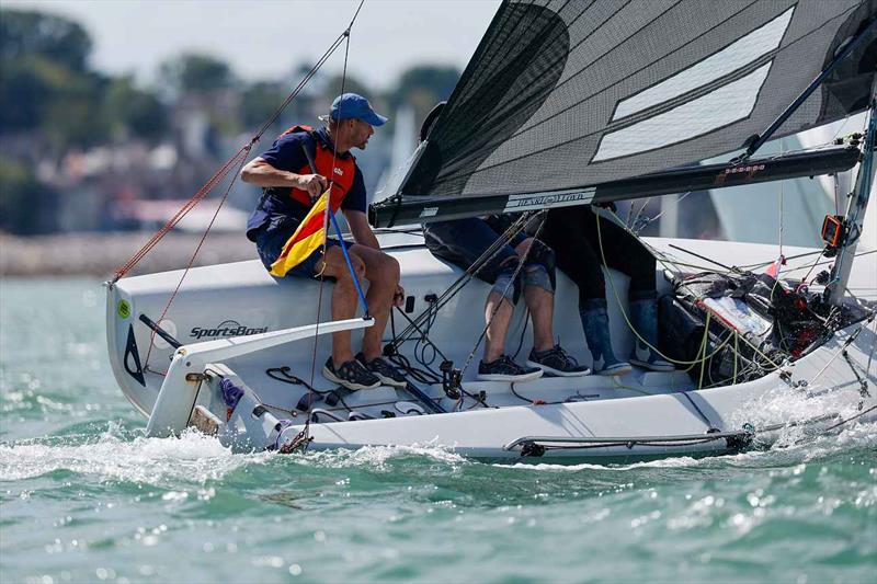 Huffler - North Sails Cowes Week photo copyright Paul Wyeth / www.pwpictures.com taken at Cowes Combined Clubs and featuring the SB20 class