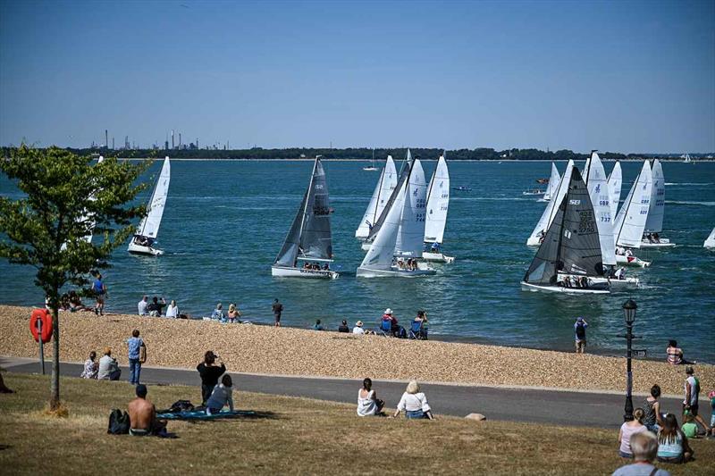 North Sails Cowes Week photo copyright Martin Allen Photography taken at Cowes Combined Clubs and featuring the SB20 class