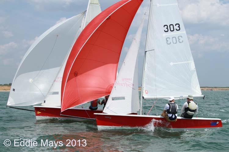 Stratos nationals at Warsash photo copyright Eddie Mays taken at Warsash Sailing Club and featuring the Laser Stratos class