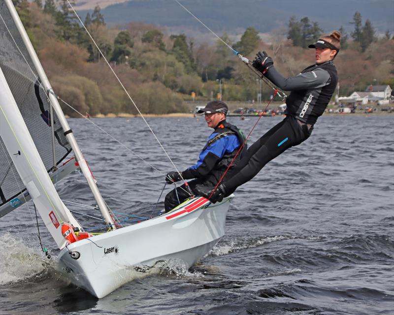 Bala Easter Regatta 2022 photo copyright John Hunter taken at Bala Sailing Club and featuring the Laser Vago class