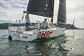 Working up towards Lion Island during the 2021 Beneteau Cup on Pittwater - Figaro Beneteau 3 © John Curnow