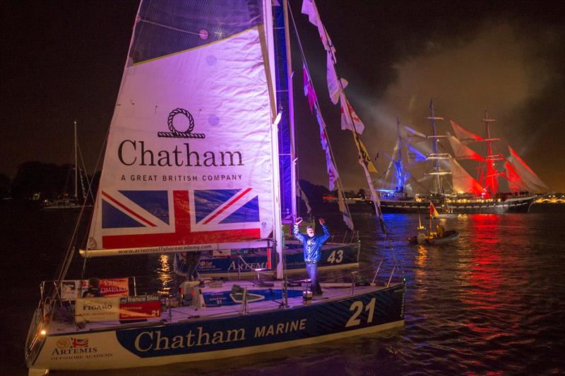 The Bank Holiday weekend marked a spectacular opening to 46th edition of the Solitaire du Figaro – Eric Bompard Cachemire in Bordeaux photo copyright Alexis Courcoux taken at Cercle de la Voile de Bordeaux and featuring the Figaro class