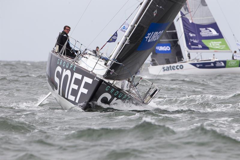 La Solitaire URGO Le Figaro start - photo © Alexis Courcoux