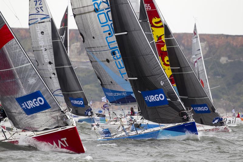 La Solitaire URGO Le Figaro start - photo © Alexis Courcoux