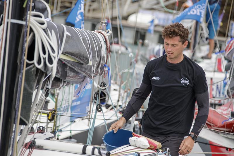 On the pontoons ahead of La Solitaire du Figaro 2020 Leg 2 - photo © Alexis Courcoux