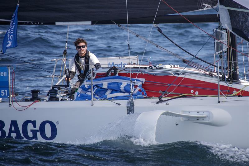 Alberto Bona (Sebago) during 51st La Solitaire du Figaro Stage 3 photo copyright Alexis Courcoux taken at  and featuring the Figaro class