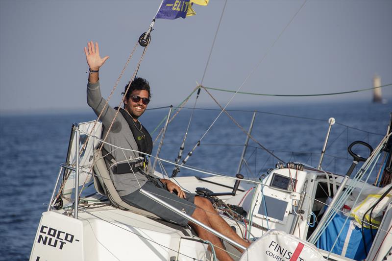 Marc Mallaret (CER Occitanie) finishes 2nd in 51st La Solitaire du Figaro Stage 3 photo copyright Alexis Courcoux taken at  and featuring the Figaro class