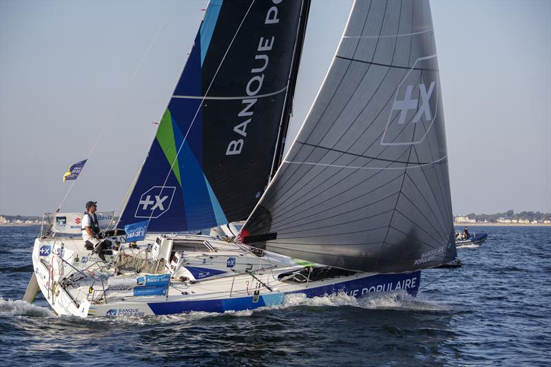 Armel Le Cleac h (Banque Populaire) finish 4th in 51st La Solitaire du Figaro Stage 3 photo copyright Alexis Courcoux taken at  and featuring the Figaro class