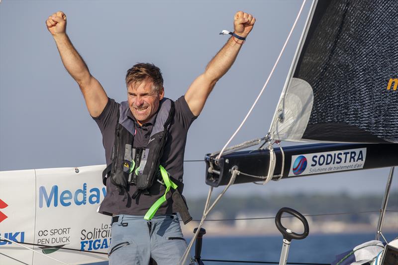 Fred Duthil (Technique Voile-Cabinet Bourhis Generali) wins 51st La Solitaire du Figaro Stage 3 photo copyright Alexis Courcoux taken at  and featuring the Figaro class