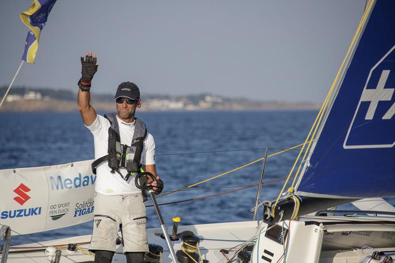 Armel Le Cleac h (Banque Populaire) finishes 4th in 51st La Solitaire du Figaro Stage 3 - photo © Alexis Courcoux