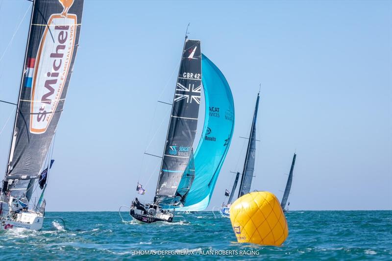 Alan Roberts finishes 2nd in the Solo Maître Coq photo copyright Thomas Deregnieaux Photography taken at  and featuring the Figaro class