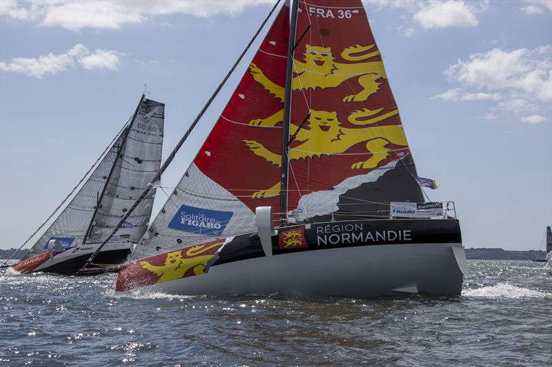 52nd La Solitaire du Figaro Stage 2 Start in Lorient - photo © Alexis Courcoux