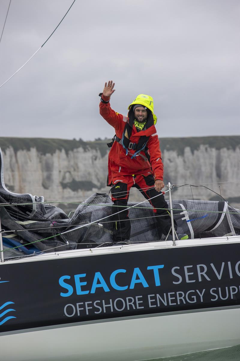 Alan Roberts - Seacat Services finishes 52nd La Solitaire du Figaro Stage 2 photo copyright Alexis Courcoux taken at  and featuring the Figaro class