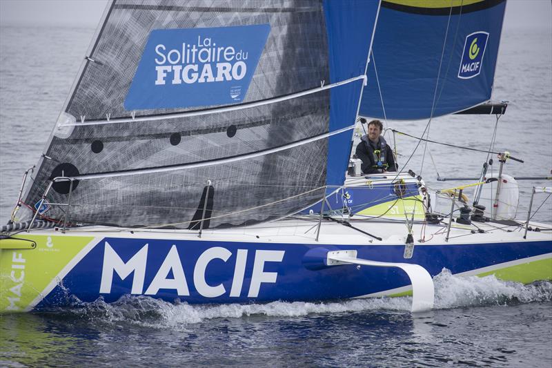 Pierre Quiroga - Skipper Macif 2019 - during 52nd La Solitaire du Figaro Stage 3 photo copyright Alexis Courcoux taken at  and featuring the Figaro class