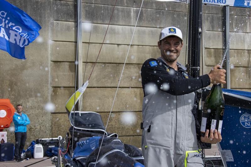 Pierre Quiroga - Skipper Macif 2019 - wins 52nd La Solitaire du Figaro Stage 3 photo copyright Alexis Courcoux taken at  and featuring the Figaro class