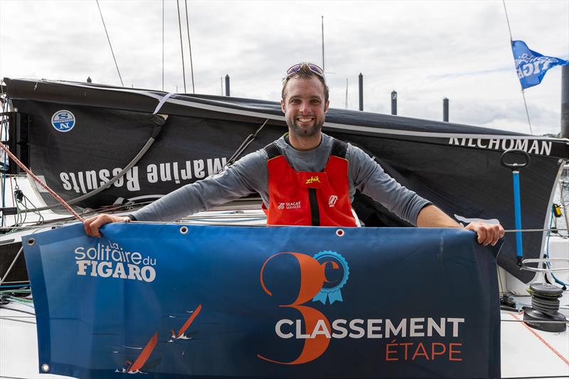 Alan Roberts - Seacat Services finishes 3rd in 52nd La Solitaire du Figaro Stage 3 - photo © Alexis Courcoux