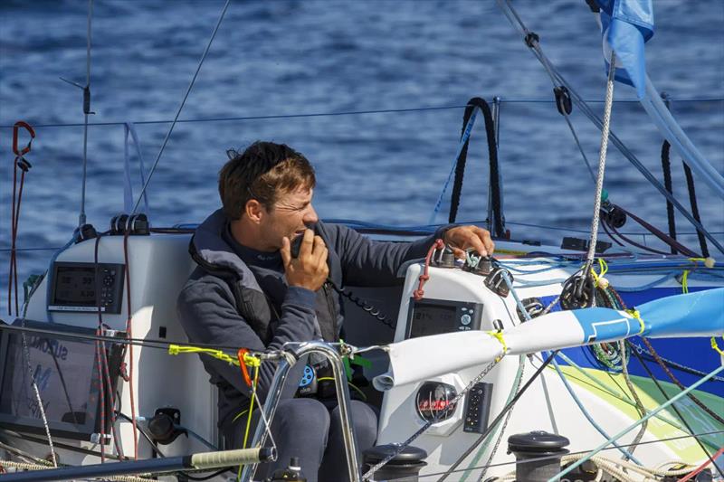 Pierre Quiroga - Skipper Macif 2019 - during 52nd La Solitaire du Figaro Stage 4 photo copyright Alexis Courcoux taken at  and featuring the Figaro class