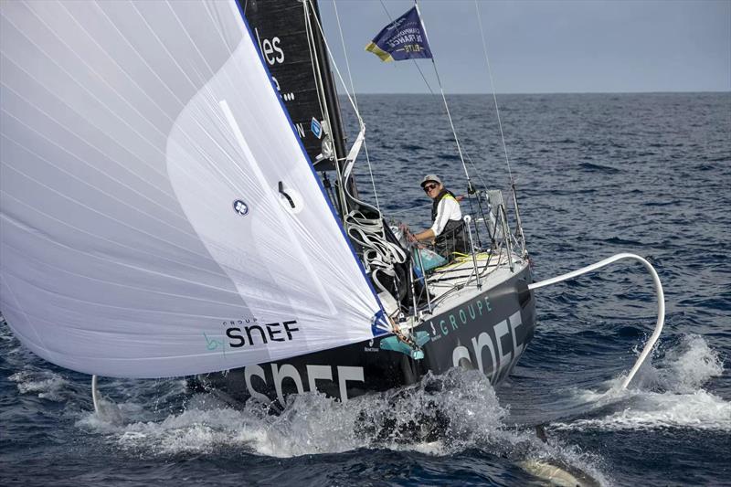 Xavier Macaire - Groupe SNEF - during 52nd La Solitaire du Figaro Stage 4 photo copyright Alexis Courcoux taken at  and featuring the Figaro class