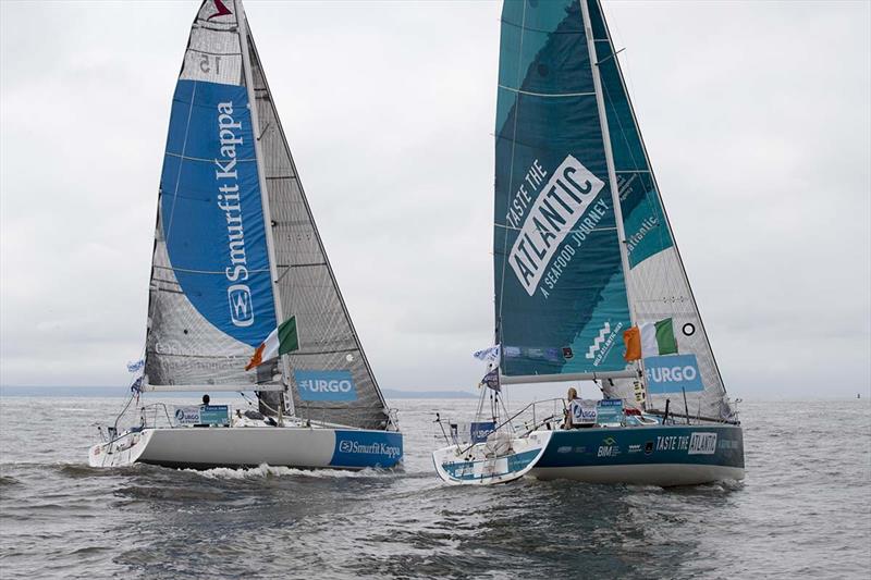 Les Irlandais (Joan Mulloy et Thomas Dolan) lors du Prologue URGO de la Solitaire Urgo Le Figaro 2018 photo copyright Alexis Courcoux taken at  and featuring the Figaro class