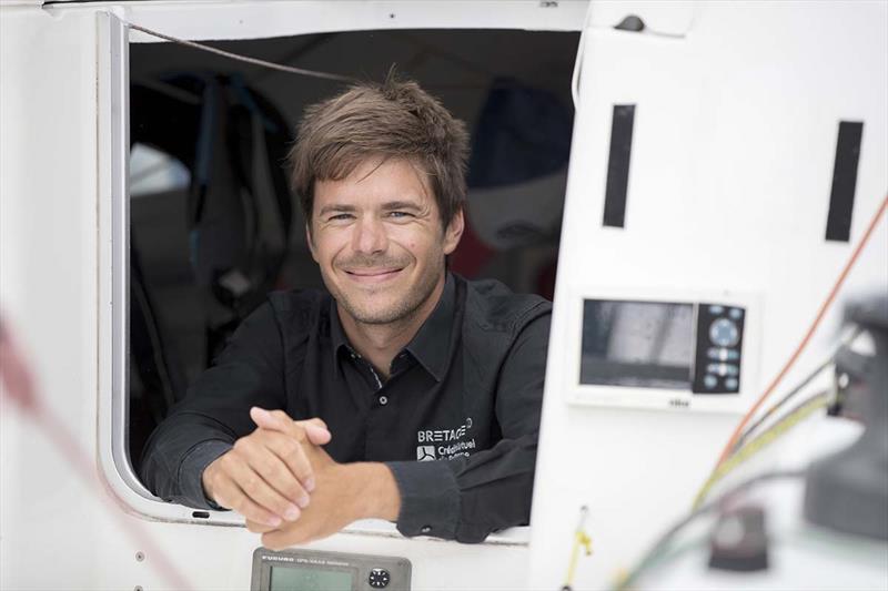 Sébastien Simon - Bretagne CMB Performance - Solitaire URGO Le Figaro 2018 photo copyright Alexis Courcoux taken at  and featuring the Figaro class