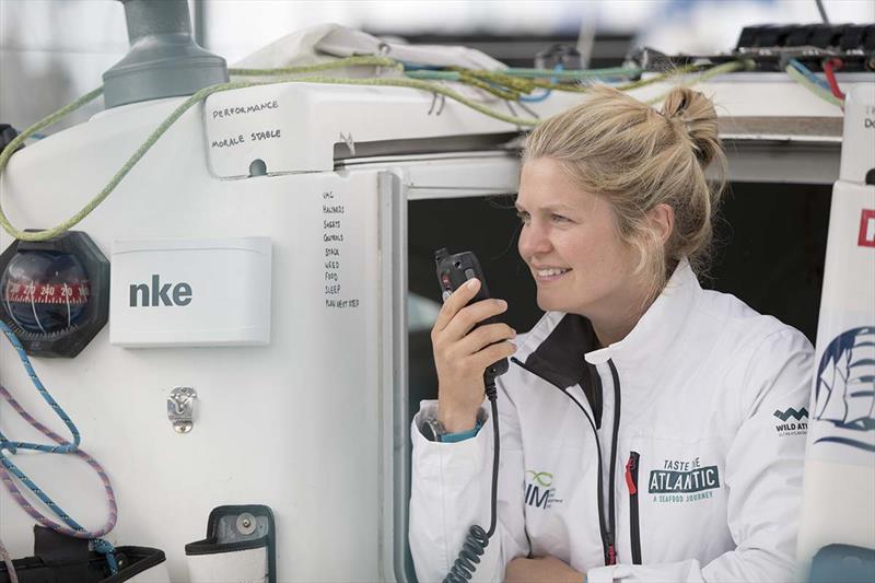 Joan Mulloy, skipper du Figaro Taste The Atlantic-a seafood journey - Solitaire URGO Le Figaro 2018 - photo © Alexis Courcoux