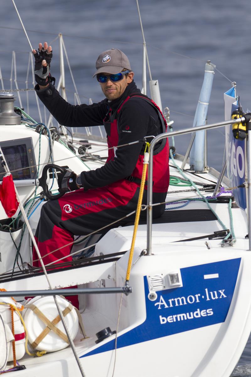 Stage 3 of La Solitaire URGO Le Figaro photo copyright Alexis Courcoux taken at  and featuring the Figaro class