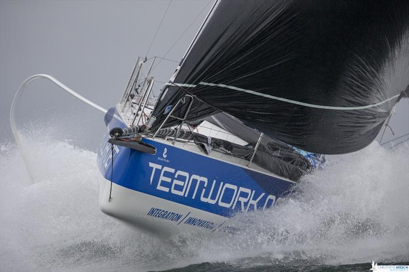 Mettraux Justine, Gahinet Gwénolé, Teamwork photo copyright Christophe Breschi taken at  and featuring the Figaro class