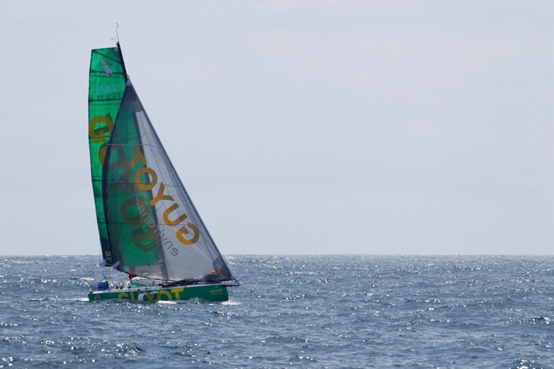 Pierre Leboucher skipper de Guyot Environnement - 50th La Solitaire URGO Le Figaro photo copyright Alexis Courcoux taken at  and featuring the Figaro class