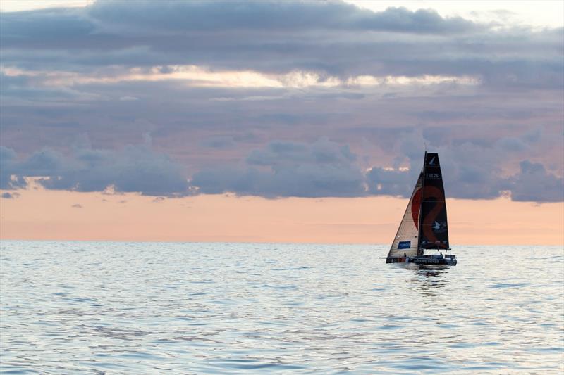 Achille Nebout-Navigateur and Anthony Marchand - Royer group this morning - 50th Solitaire URGO Le Figaro photo copyright Alexis Courcoux taken at  and featuring the Figaro class