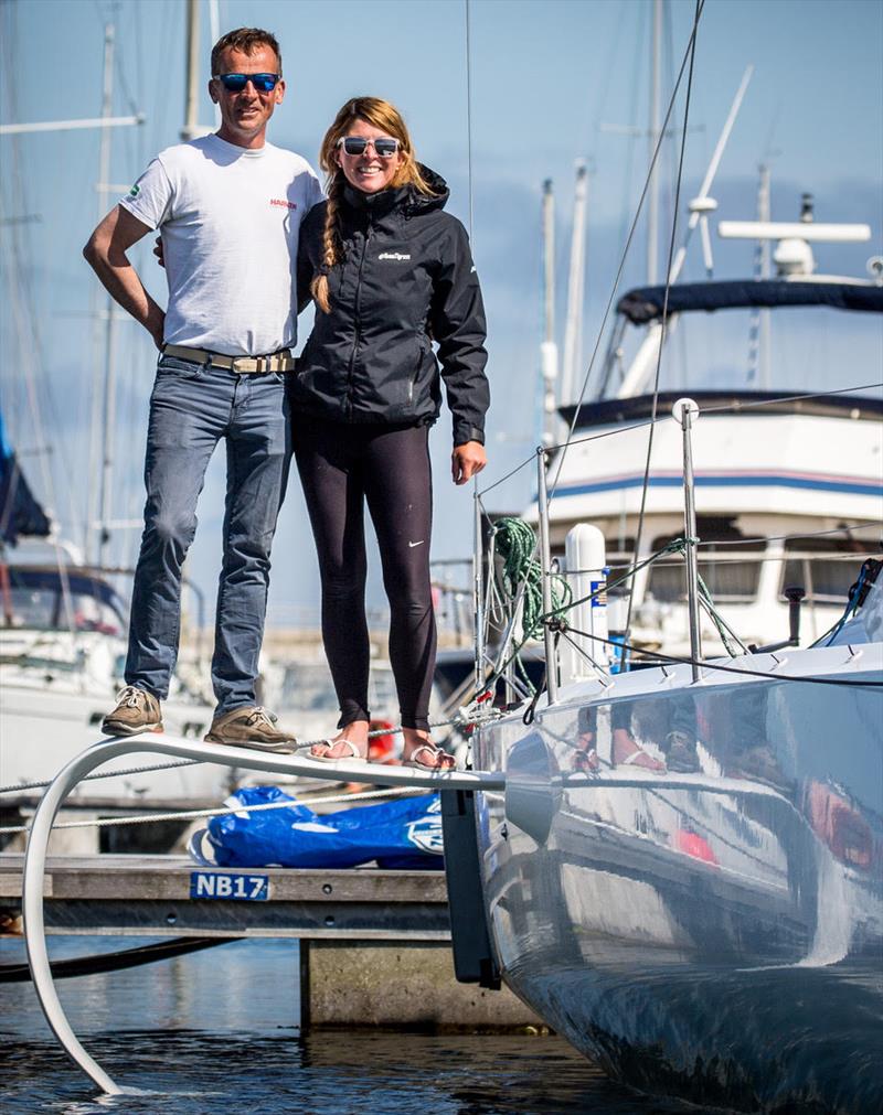Conor Fogarty, along with co-skipper Susan Glenny, is competing in the Dun Volvo Dun Laoghaire to Dingle Race photo copyright Rachel Fallon-Langdon taken at  and featuring the Figaro class