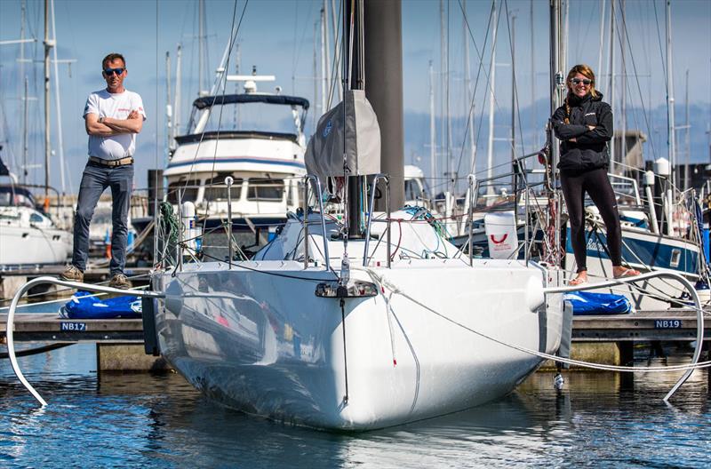 Conor Fogarty, along with co-skipper Susan Glenny, is competing in the Dun Volvo Dun Laoghaire to Dingle Race photo copyright Rachel Fallon-Langdon taken at  and featuring the Figaro class