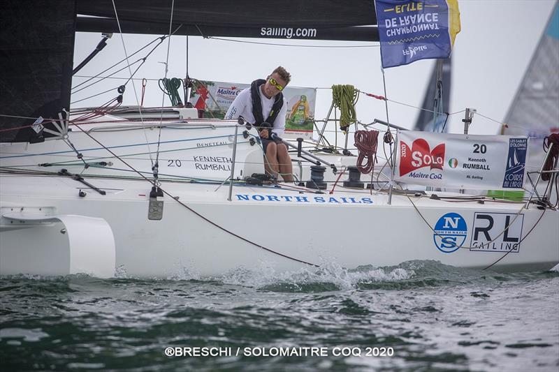 RUMBALL Kenneth en mer - La Solitaire du Figaro photo copyright Christophe Bresch taken at  and featuring the Figaro class