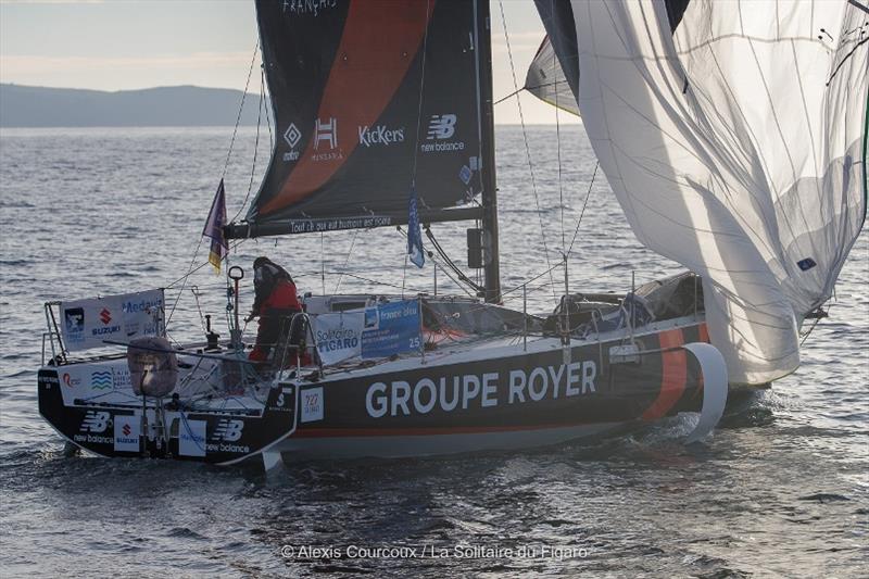 Anthony Marchand (Groupe Royer-Secours Populaire) - La Solitaire du Figaro Stage 2 - photo © Alexis Courcoux