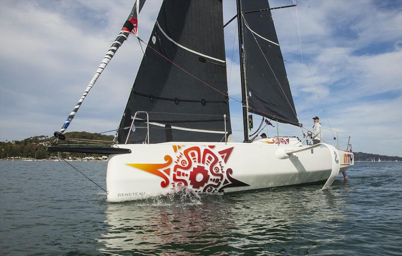 Racing in Flagstaff Marine's Beneteau Cup on Pittwater in 2021 - Intiy - Figaro Beneteau 3 photo copyright John Curnow taken at Royal Prince Edward Yacht Club and featuring the Figaro class