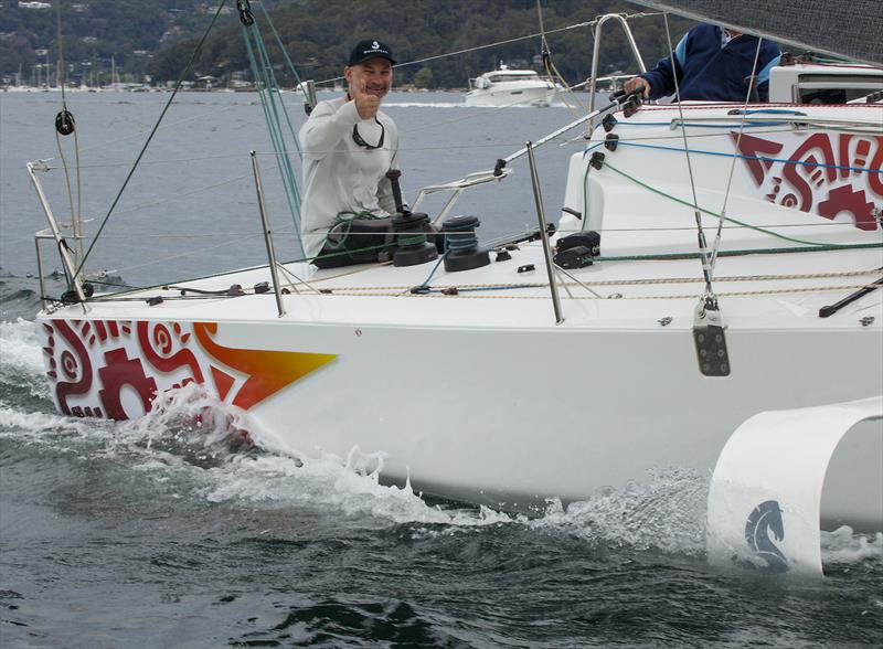 Marc Depret - such a happy sailor, and proud owner of the first Figaro Beneteau 3 in Australia. Who's going to join him? photo copyright John Curnow taken at Royal Prince Edward Yacht Club and featuring the Figaro class