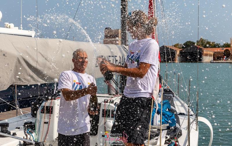 Italian team Claudia Rossi & Pietro D'Alì win the 2021 Hempel Mixed Two Person Offshore World Championship photo copyright World Sailing taken at  and featuring the Figaro class