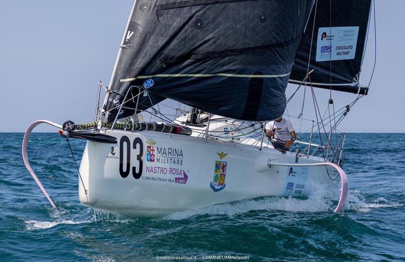 Marina Militare Nastro Rosa Tour: Team IREN takes the lead in Ancona photo copyright MMNRT taken at  and featuring the Figaro class